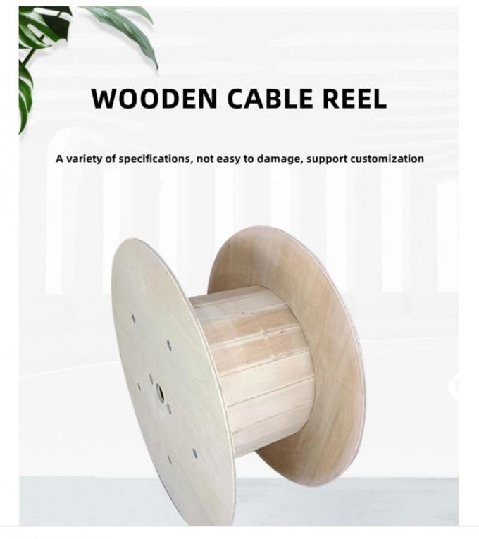Round Wooden Coil of Cable Drum Large Diameter 1400mm High Quality Cable Reel Cheap Price