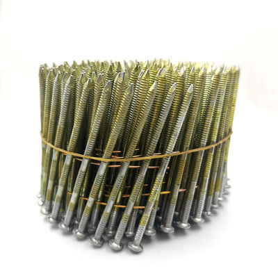 Bom preço 2 1/4 & Prime Roofing Nail Coils Wire Pallet Collated Roofing Nail Clavos Helicoidales online