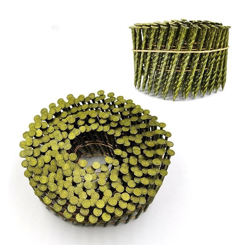 0.083 * 2 polegadas Galvanizado bobina Nail Branca de tinta de fio Chapa de unhas para madeira de palete