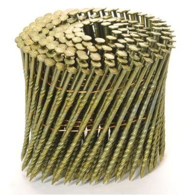 15 graus Galvanizado Esferas de Chapa Liso Torcido parafusos Espiral Cadeia 3 4 Esferas de Roofing
