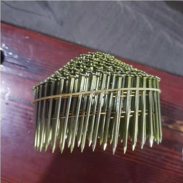 15 graus Galvanizado Esferas de Chapa Liso Torcido parafusos Espiral Cadeia 3 4 Esferas de Roofing