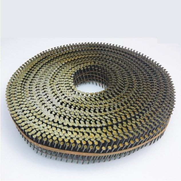 15 graus Galvanizado Esferas de Chapa Liso Torcido parafusos Espiral Cadeia 3 4 Esferas de Roofing