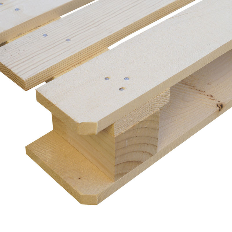 Pallets de madeira tratados termicamente Pallets de contraplacado Euro Standard Pallet para armazenamento de transporte