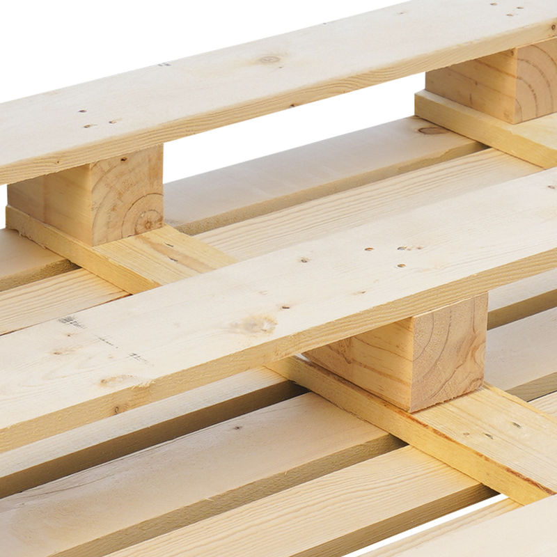 Pallets de madeira tratados termicamente Pallets de contraplacado Euro Standard Pallet para armazenamento de transporte