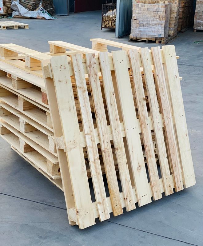 Paletes pesados tratados termicamente Paletes econômicos de entrada de 4 vias Paleta reforçada Armazém durável
