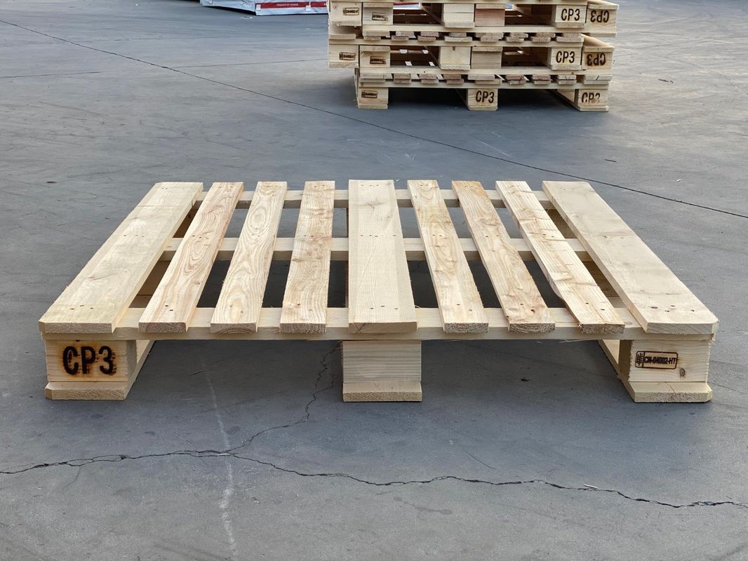 Paletes pesados tratados termicamente Paletes econômicos de entrada de 4 vias Paleta reforçada Armazém durável