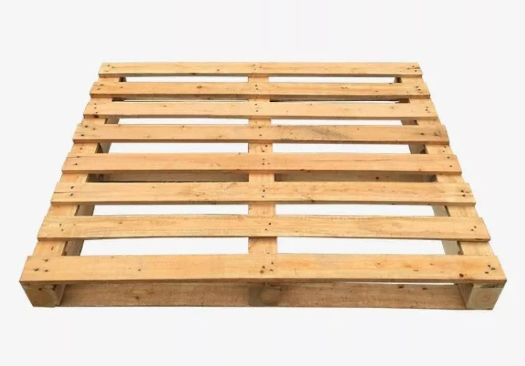1200 X 1000 X 130 mm Paletes de madeira de 4 vias Estrutura forte Euro Epal Paletes de madeira maciça