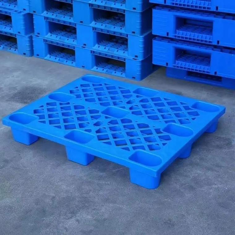 Industrial Durable Mesh Grid Single Faced Plastic Pallets 4 Way Entry Eco-Friendly Recycled Warehouse Logistics Transportation