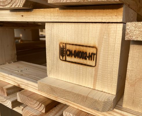 Bom preço Paletes sem fumigação de face única de madeira de pinho novo Paletes padrão europeu on-line