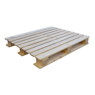 Bom preço 1200X1000mm 4 Way Euro Pallet Peso pesado Pallets de madeira tratados lado único on-line